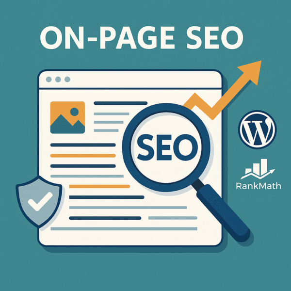 WordPress On-Page SEO Optimization with Yoast or RankMath Plugin